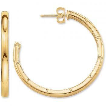 Thomas Sabo Glam & Soul Damen-Silber‑Creolen mit Goldfolie – CR583-413-12