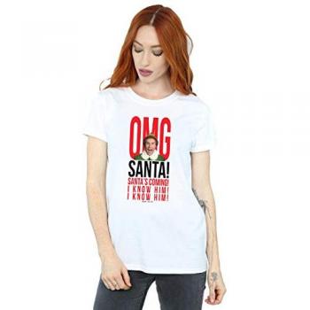 White Elf “Santa I Know Him” Womens’ T‑Shirt
