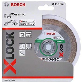 Disco de corte X-LOCK Bosch 115 mm para cerámica