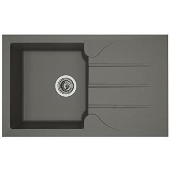 Evier cuisine encastrable Aloa 1 bac + 1 égouttoir