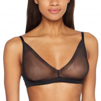Hanro Bügelloser Temptation Soft BH für Damen, Schwarz, Gr. S