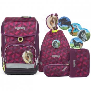 Cubo Light Ergobag 5‑TLG Schulrucksackset 19 l – synthetisch