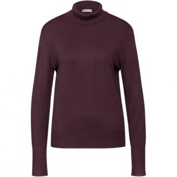 Pull basique rouge à col roulé pour Femme Street One taille 36