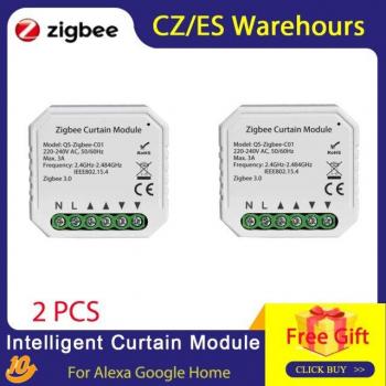 Tuya ZigBee Automated Curtain System