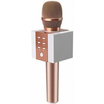 TOSING 008 Karaoke Wireless Microphone Bluetooth,3-in-1 Handheld Sing & Recording Portable KTV Player Mini Home KTV Music Machine System for iPhone/Android Smartphone/Tablet Compatible.