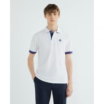 Polo corto North Sails para hombre, algodón orgánico