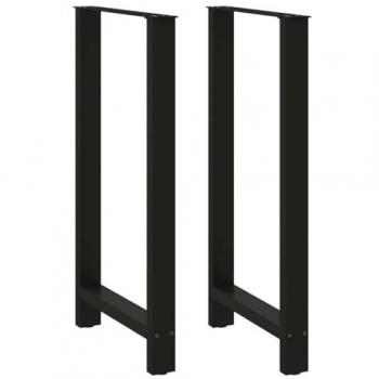 Móvel de Sala VidaXL Mesa Central 60x110cm Aço Preto