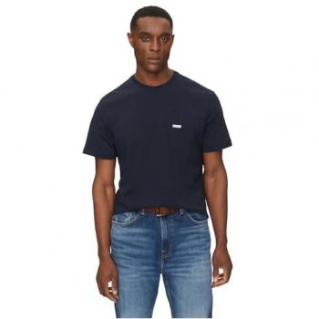 Guess Men’s Ocean Blue Regular Fit T‑shirt, Small