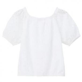S.Oliver Sommerbluse mit Lochstickerei