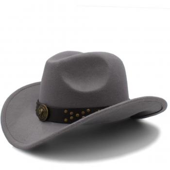 Jazz-Cowgirl-Wolle-Mütze 56‑58 cm
