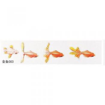 3D Resin Goldfish Decal