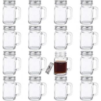 Jarras Mason de 2 Oz, frascos para bebida y postre, 16 piezas