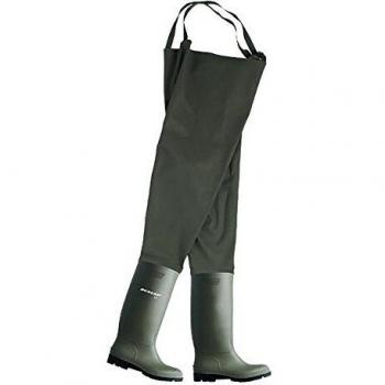 Dunlop PVC Waterproof Chest Wader Green 12