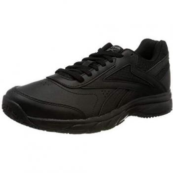 Reebok Work N Cushion 4.0 Black Leather Trainers