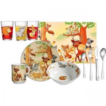 Ritzenhoff & Breker Kinderset mit Waldtier-Motiven