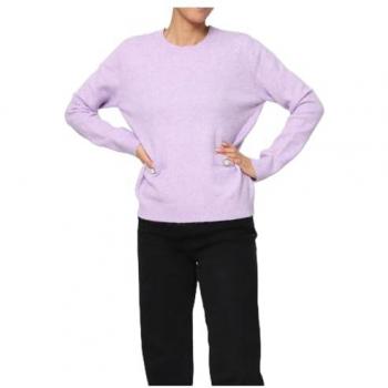 Pull Col Rond Violet Femme (édition limitée)