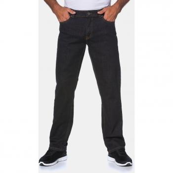 Men's Black Plus Size Regular Fit Stretch Jeans, 5 Pocket, Size 30, JP1880