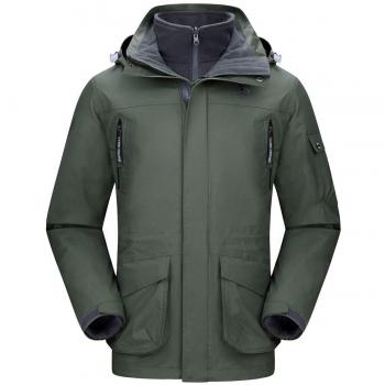 CAMEL CROWN Herren‑Snowboardjacke – Warm, Tunnelzug und wasserdicht