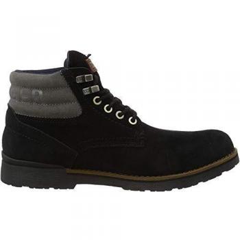 Tommy Hilfiger Herren Suede Hilfiger Boot, Schwarz