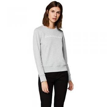 Sudadera Calvin Klein para Mujer, Gris (Light Grey Heather)