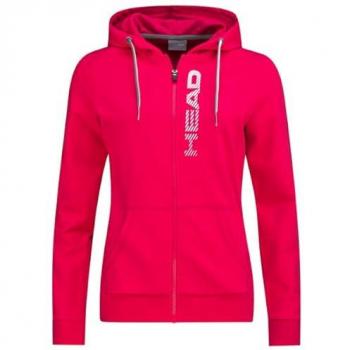 Sudadera HEAD Racket Club Greta, Con Cremallera, Mujer, Rojo