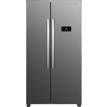 Indesit INGF 6441 XP4UK – Silver/Grey American‑Style Fridge‑Freezer