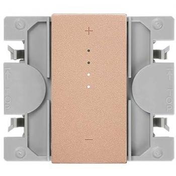 INTERRUPTOR REGULABLE SIMON 270 IO 1-10V IO CON TECLA ESTRECHA BRONCE 0701005346 SIMON