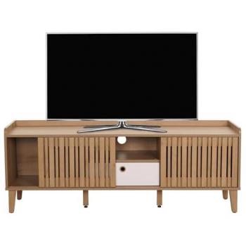 Buffet TV Tiroir Blanc Manguier 56 × 150 × 40 cm