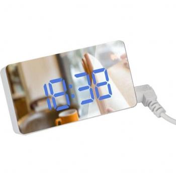 Reloj Despertador con Efecto Espejo