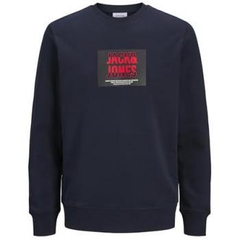 Jack & Jones „JJHUDSON“ Sweatshirt (Herren) – Crew Neck, Größe M, Farbe Sky Captain, Regular Fit