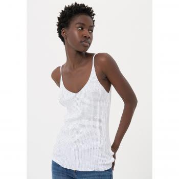 Regata slim fit adornada com strass luminosos