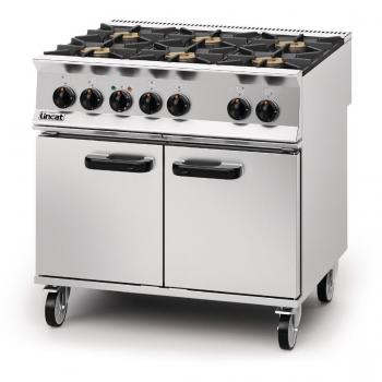 Lincat Opus 800 6 Burner Gas Oven Range