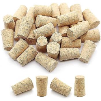 Corchos de vino de madera clara 100 unidades