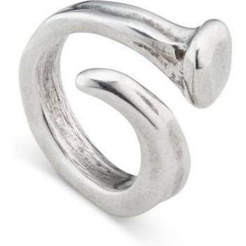 Silver Metal Nail Ring