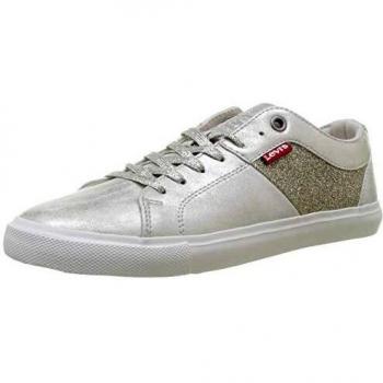 Levi's Women's Baskets Woods W in Silver (Shoes 2), 37 EU