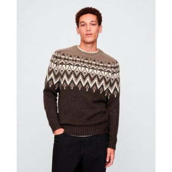 Gap Sweater Fair Isle mit Wolle – Herrenkollektion