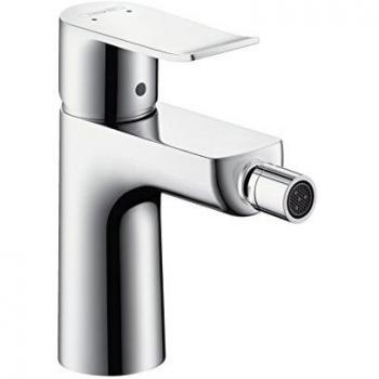 Hansgrohe Metris Bidet Armatur 31280000 chrom, mit Ablaufgarnitur