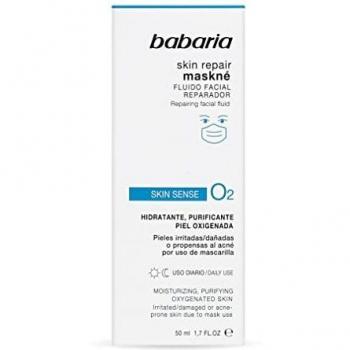 BABARIA O2 FLUIDO FACIAL REPARADOR HIDRATANTE PURIFICANTE PIEL OXIGENADA 50 ML