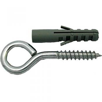 Fijador Pequeño con Hembrilla Cerrada 6 mm – 20 × 70 mm, Zincado