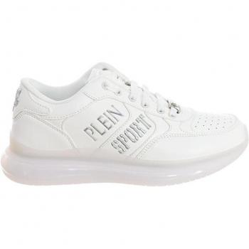 Plein Sport Men's White Leather Sports Footwear SIPS1513