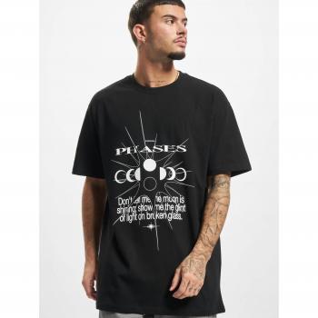 T‑shirt à Manches Courtes Noir Moon Phases XS