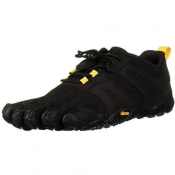 FiveFingers V‑Trail 2.0 Trail Running Shoes for Women – Size 5 (Black/Yellow)