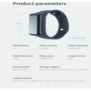 Bluetooth Mini Smart Sports DV Camera with Touch Button
