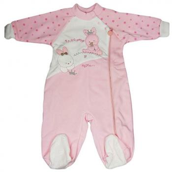 Tuta pigiama intero bimba Will B rosa 9 mesi