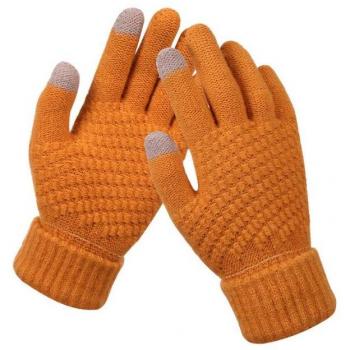 Women's Knitted Cashmere Skiing Gloves