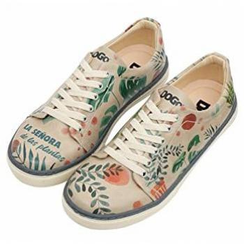 DOGO Damen Sneaker Plant Lady Vegan 36 – Bunte Skaterschuhe