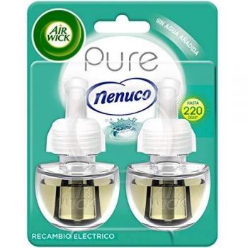 AIR WICK Essentials Oils Pure ambientador eléctrico frescor de colonia Nenuco recambio 2 unidades 19 ml