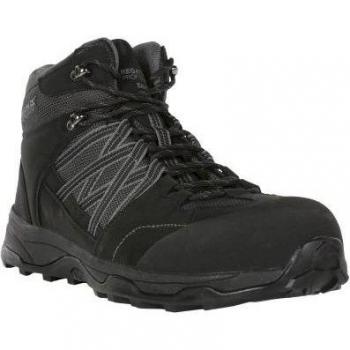 Regatta Mens Claystone S3 Safety Boots (Briar Grey/Oxford Blue)