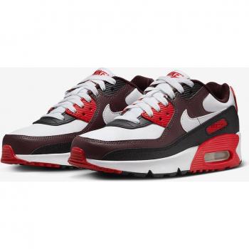 Nike Air Max 90 Red Athletic Shoes for Older Kids