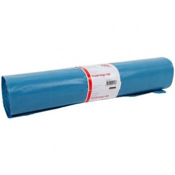 Afvalzak Quantore LDPE T60 120L blauw extra stevig 70x110cm 20 stuks